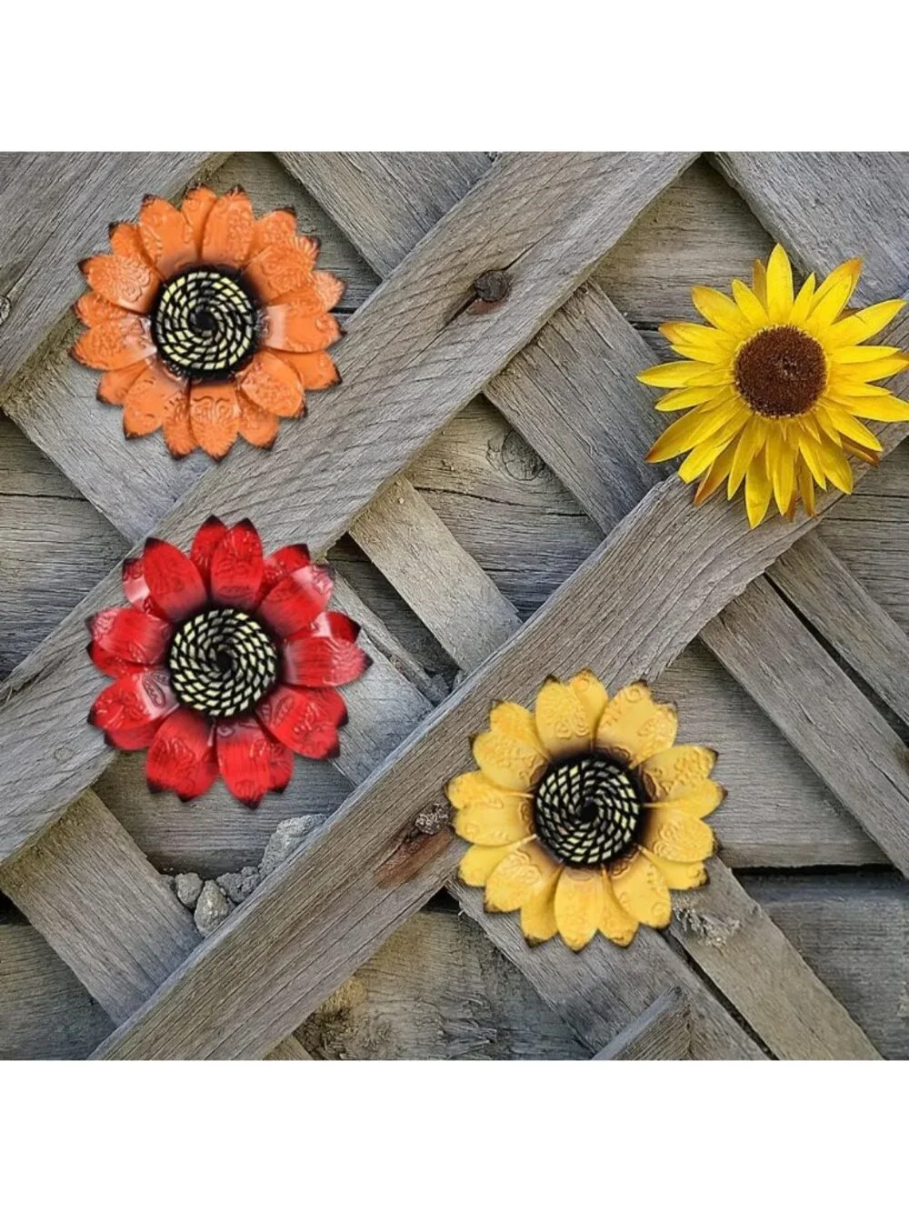 Handmade Sunflower Wall Art - 9